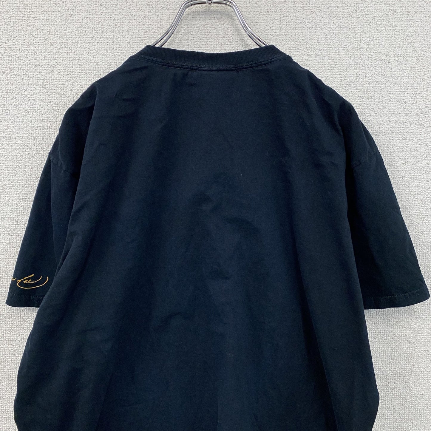 BRUCE LEE　ブルースリー　半袖プリントTシャツ　人物T　黒　ブラック　XLサイズ