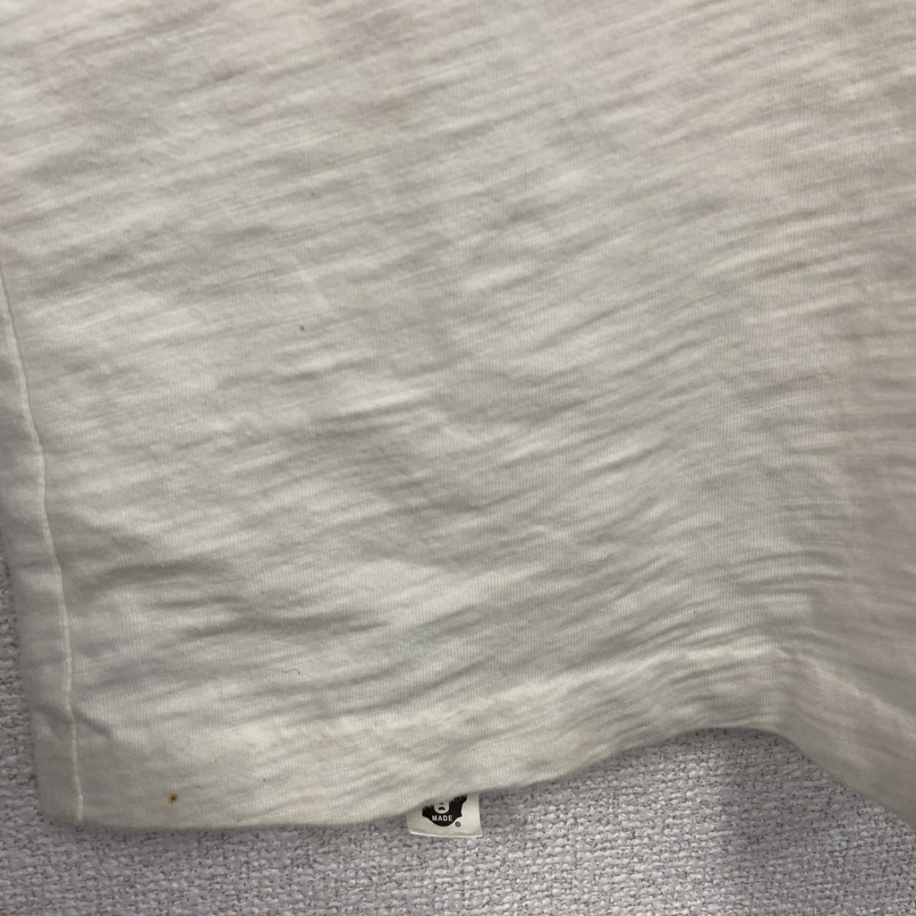 HUMAN MADE　ヒューマンメイド　半袖Tシャツ　染み込みプリント　白　ホワイト　Lサイズ