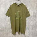 BayIsland　グリーンランタン　DCコミックス　半袖プリントアニメTシャツ　キャラクター　クルーネック　カーキ　XLサイズ