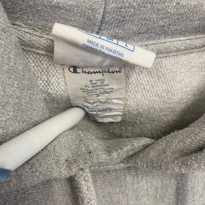 champion　チャンピオン　プリントフーディー/スウェットパーカー　リバースウィーブ　灰色　グレー　Sサイズ