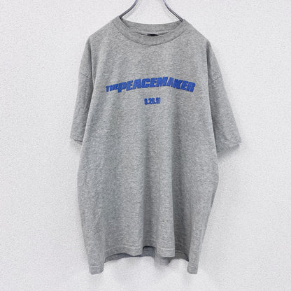 90s　THE PEACEMAKER　ピースメーカー　半袖プリントTシャツ　ムービーT　灰色　グレー　XLサイズ