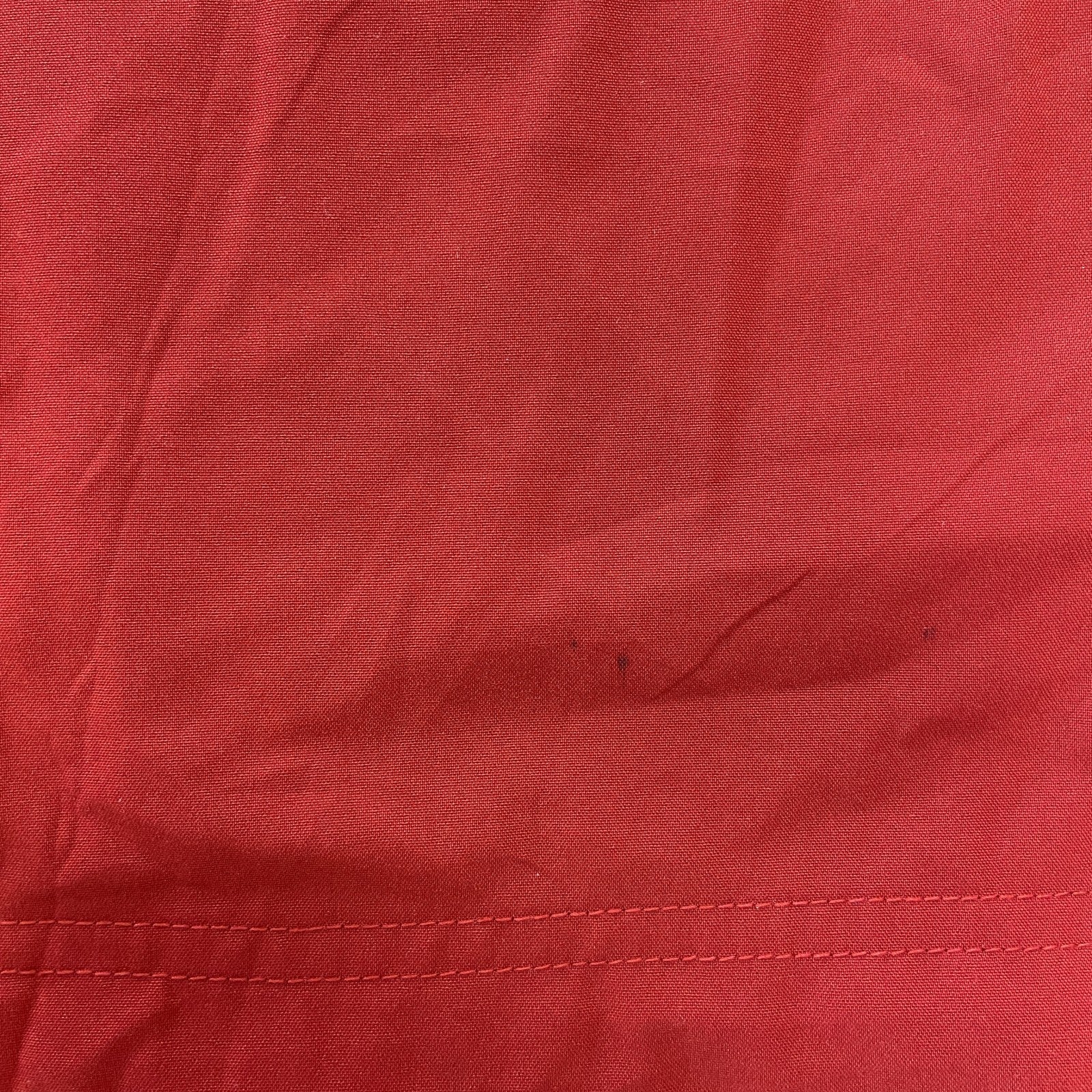 古着 used　adidas　アディダス　ハーフジップナイロンジャケットプルオーバー　赤　レッド　XLサイズ