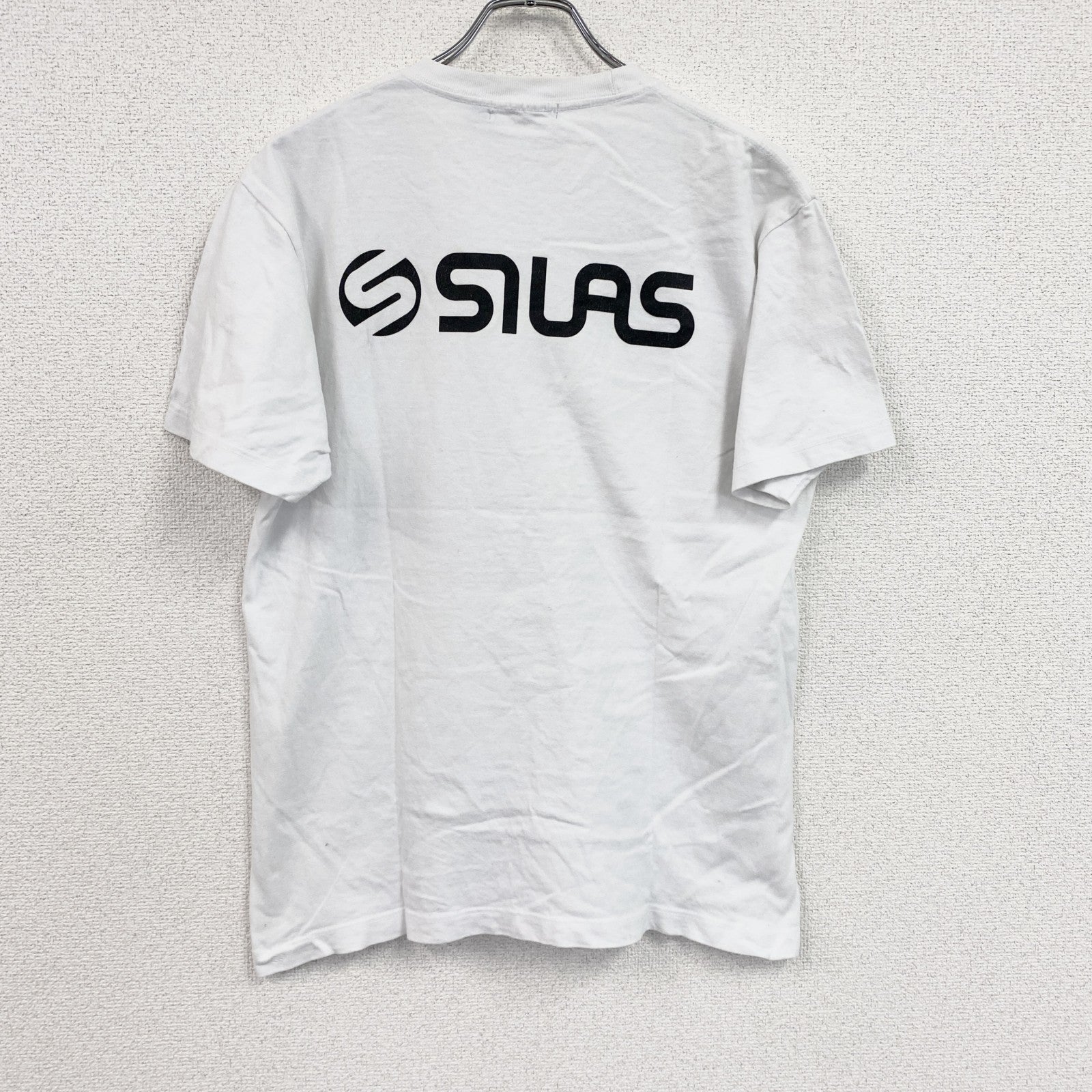 00s　SILAS　サイラス　半袖プリントTシャツ　ヴィンテージ　白　ホワイト　Lサイズ