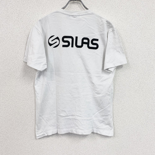 00s　SILAS　サイラス　半袖プリントTシャツ　ヴィンテージ　白　ホワイト　Lサイズ