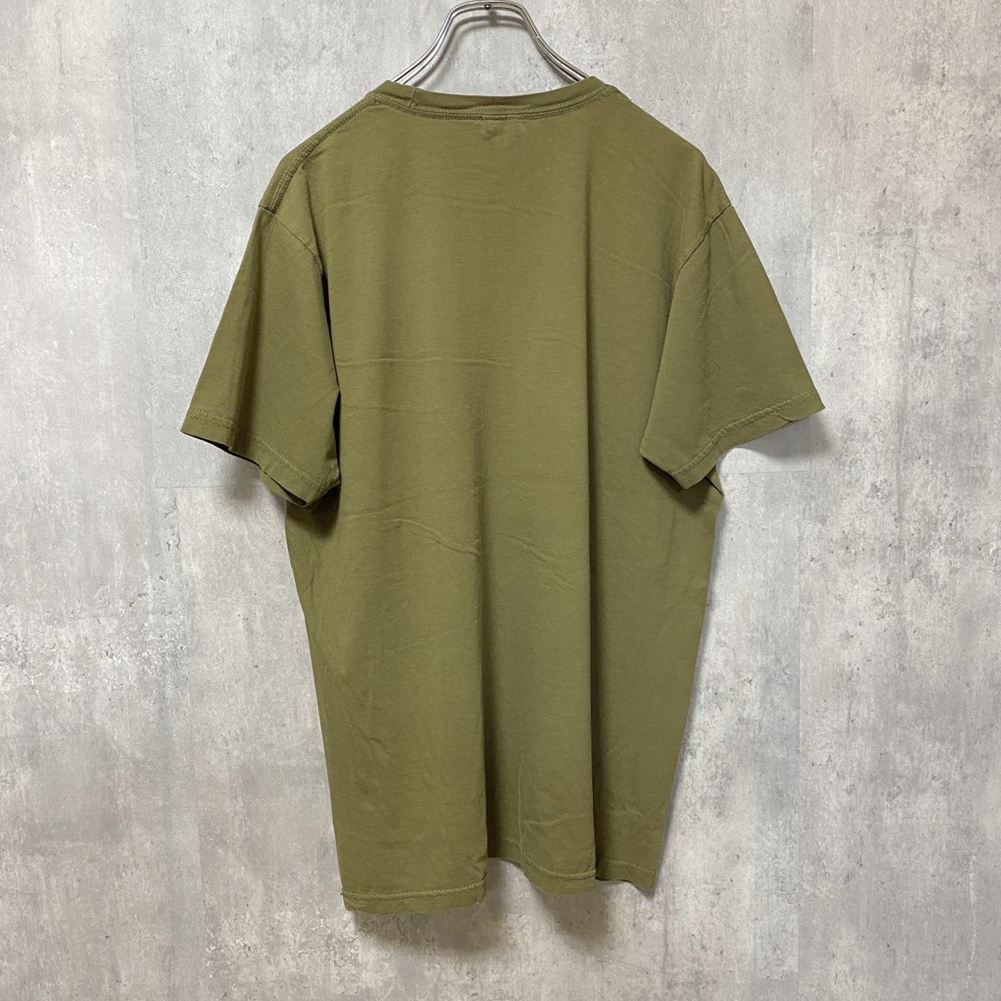 BayIsland　グリーンランタン　DCコミックス　半袖プリントアニメTシャツ　キャラクター　クルーネック　カーキ　XLサイズ