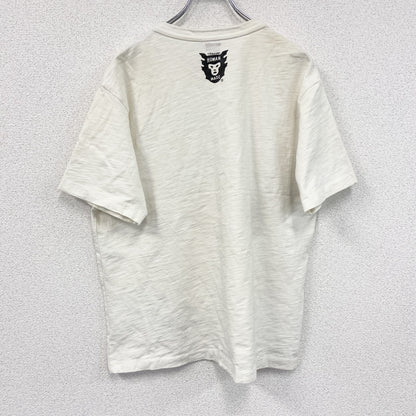 HUMAN MADE　ヒューマンメイド　半袖Tシャツ　染み込みプリント　白　ホワイト　Lサイズ