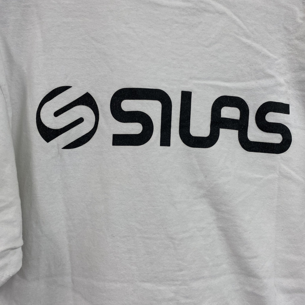 00s　SILAS　サイラス　半袖プリントTシャツ　ヴィンテージ　白　ホワイト　Lサイズ