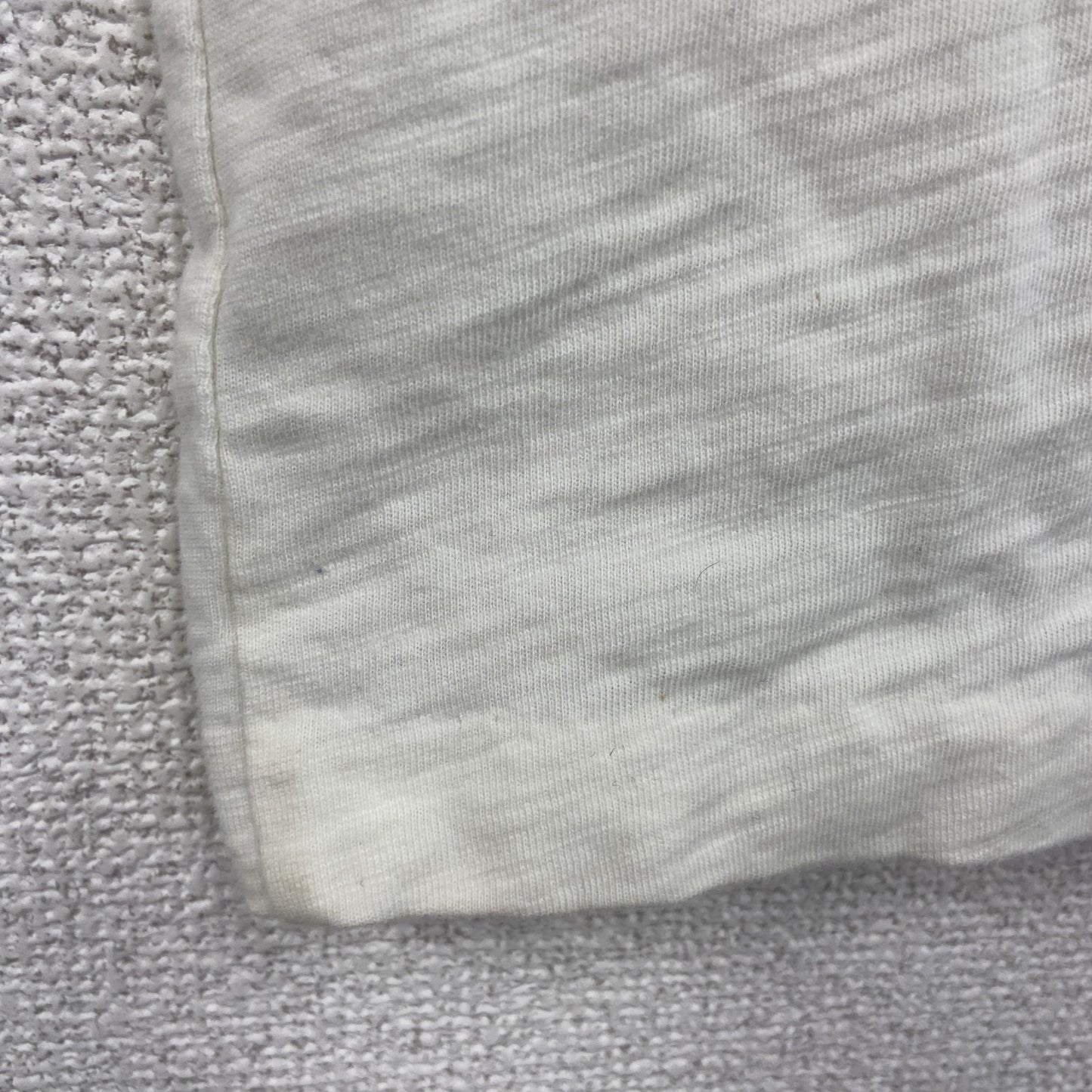 HUMAN MADE　ヒューマンメイド　半袖Tシャツ　染み込みプリント　白　ホワイト　Lサイズ