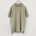 90s　GIORGIO ARMANI　ジョルジオアルマーニ　半袖ポロシャツ　白タグ　ベージュ　Lサイズ