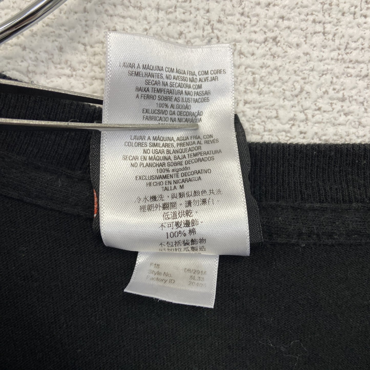 古着 used　HARLEY DAVIDSON　ハーレーダビッドソン　半袖プリントTシャツ　黒　ブラック　Mサイズ