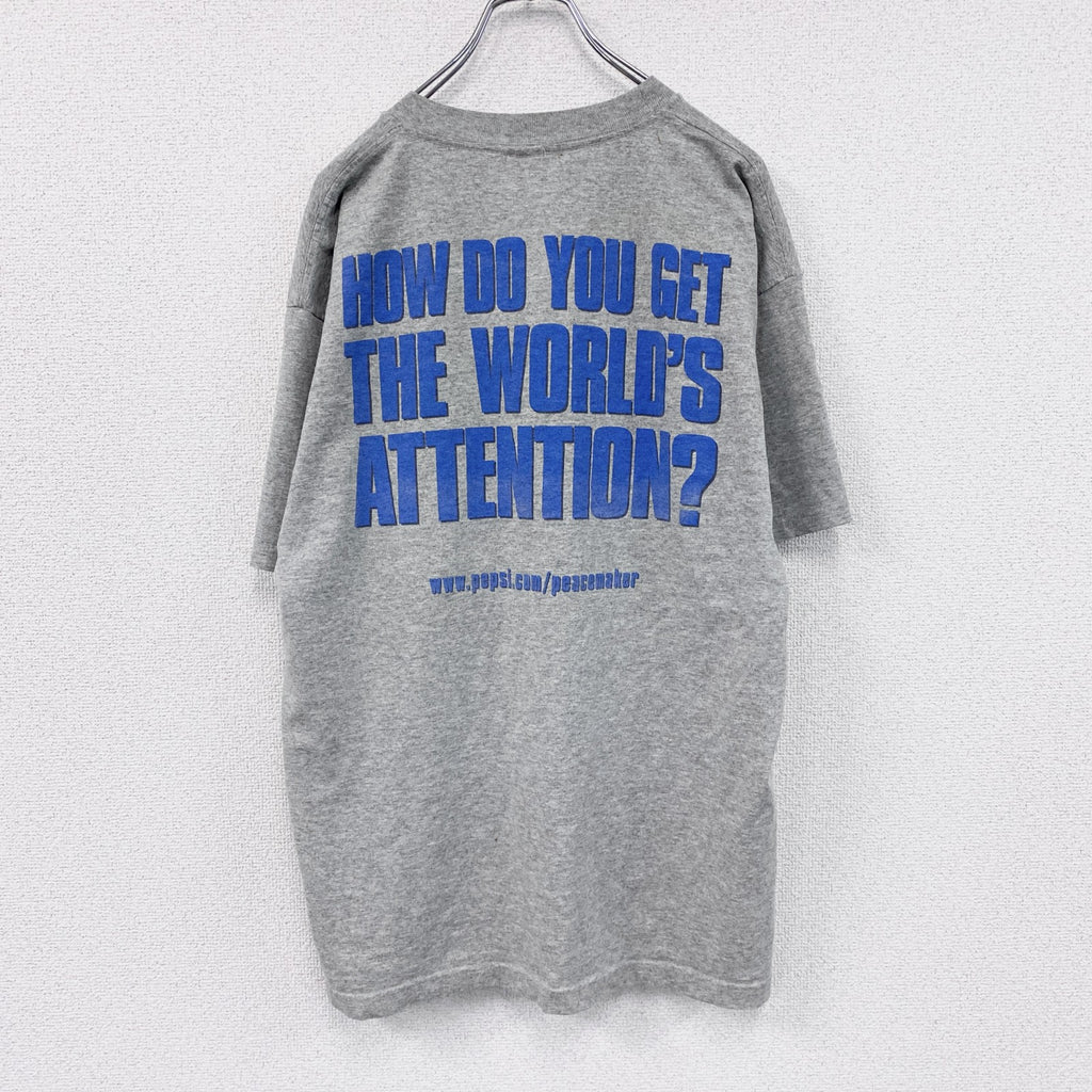 90s　THE PEACEMAKER　ピースメーカー　半袖プリントTシャツ　ムービーT　灰色　グレー　XLサイズ