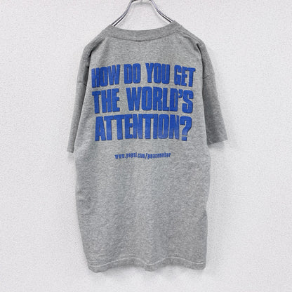 90s　THE PEACEMAKER　ピースメーカー　半袖プリントTシャツ　ムービーT　灰色　グレー　XLサイズ