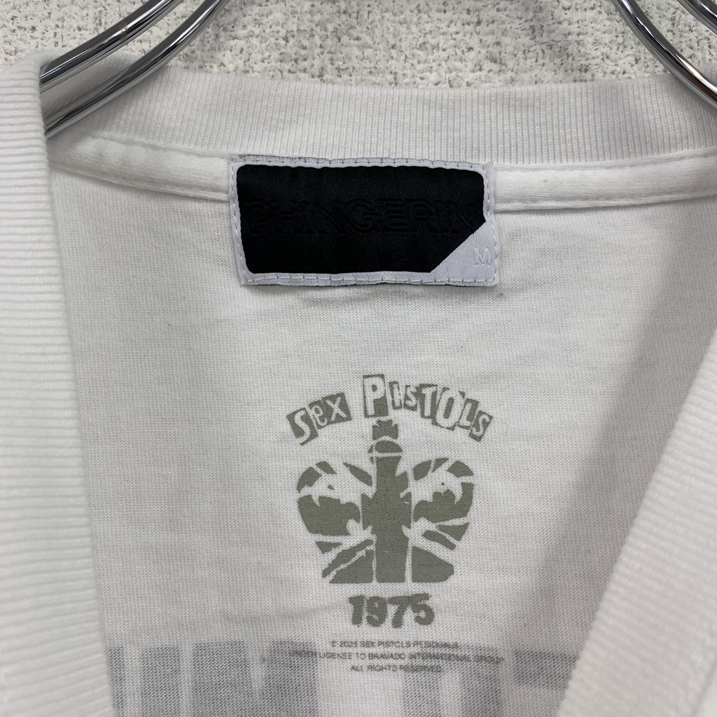 PHINGERIN　フィンガリン　Sex Pistols　セックスピストルズ　半袖プリントバンドTシャツ　白　ホワイト　Mサイズ