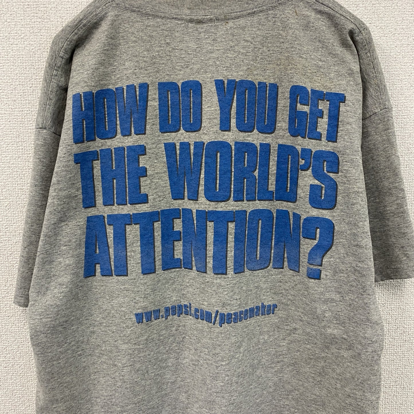 90s　THE PEACEMAKER　ピースメーカー　半袖プリントTシャツ　ムービーT　灰色　グレー　XLサイズ