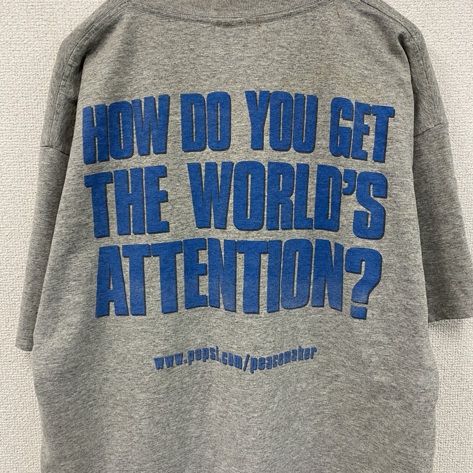 90s　THE PEACEMAKER　ピースメーカー　半袖プリントTシャツ　ムービーT　灰色　グレー　XLサイズ