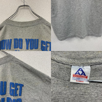 90s　THE PEACEMAKER　ピースメーカー　半袖プリントTシャツ　ムービーT　灰色　グレー　XLサイズ