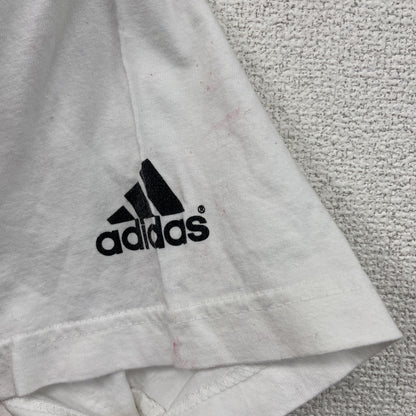 ～00s　adidas　アディダス　オリバー・カーン　半袖Tシャツ　人物T　ヴィンテージ　白　ホワイト　Mサイズ