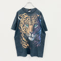 LIQUID BLUE　リキッドブルー　半袖プリントTシャツ　アニマル　紺　ネイビー　Lサイズ