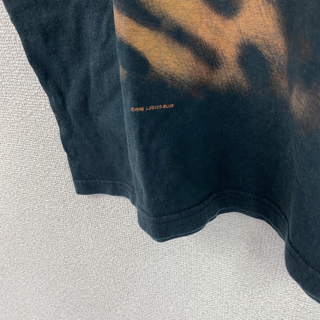 LIQUID BLUE　リキッドブルー　半袖プリントTシャツ　アニマル　紺　ネイビー　Lサイズ