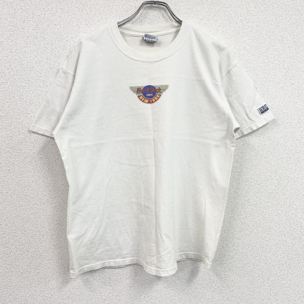～00s　Hard Rock Cafe　ハードロックカフェ　半袖プリントTシャツ　白　ホワイト　Lサイズ