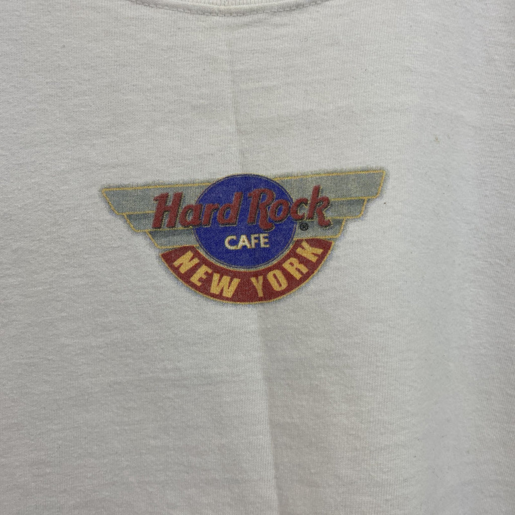 ～00s　Hard Rock Cafe　ハードロックカフェ　半袖プリントTシャツ　白　ホワイト　Lサイズ