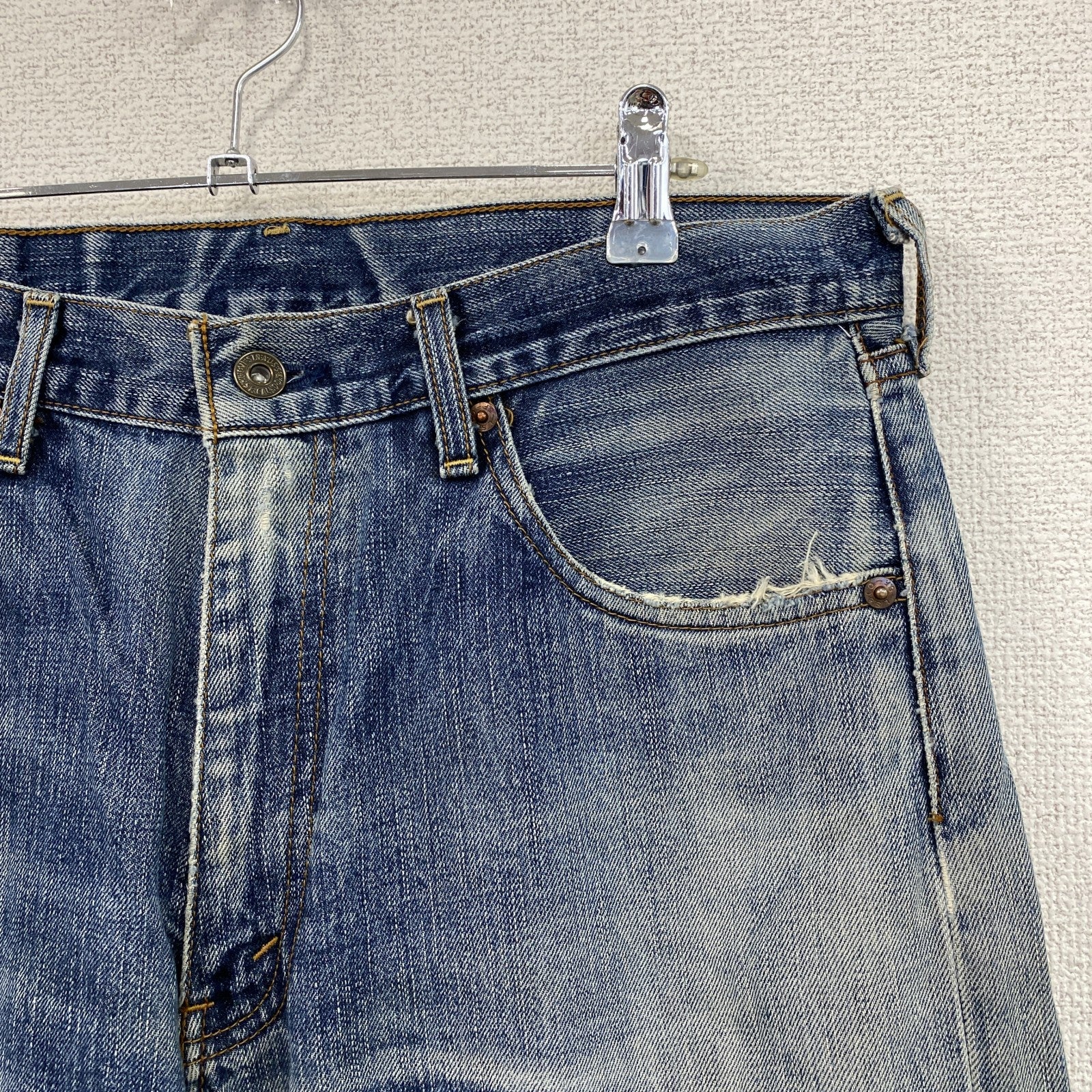 ～00s　Levi’ｓ　リーバイス　503　デニムパンツ/ジーンズ　ジップフライ　インディゴ　W34サイズ