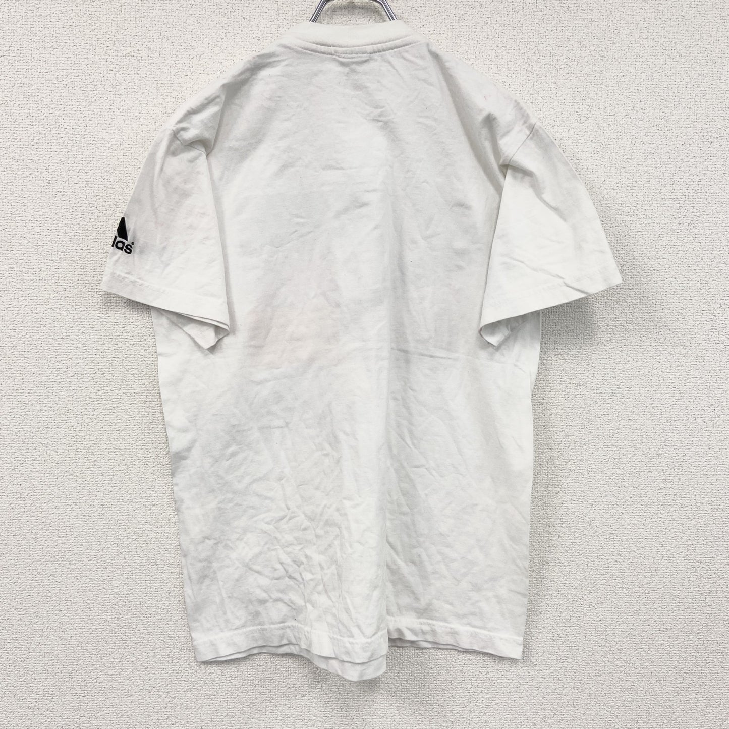 ～00s　adidas　アディダス　オリバー・カーン　半袖Tシャツ　人物T　ヴィンテージ　白　ホワイト　Mサイズ