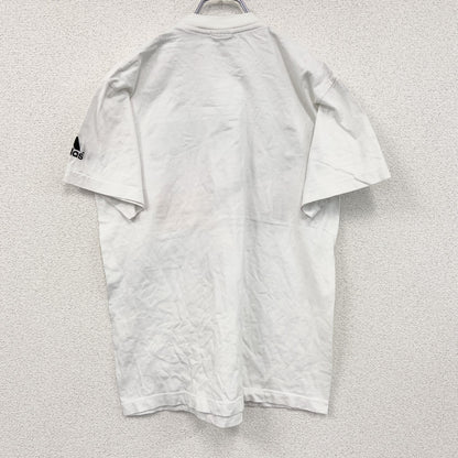 ～00s　adidas　アディダス　オリバー・カーン　半袖Tシャツ　人物T　ヴィンテージ　白　ホワイト　Mサイズ