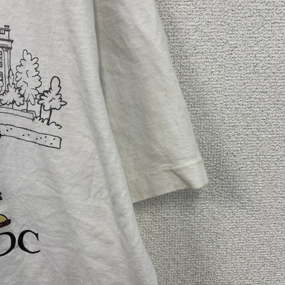 90s　WARNER　ワーナー　ルーニー・テューンズ　White House　半袖プリントTシャツ　ホワイト　Lサイズ