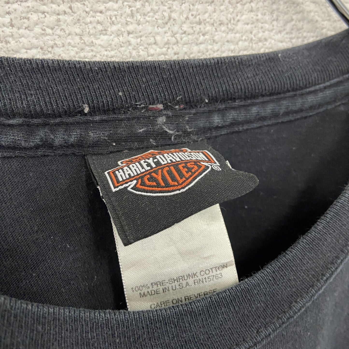 HARLEY DAVIDSON　ハーレーダビッドソン　半袖Tシャツ　漢字プリント　黒　ブラック　3XLサイズ
