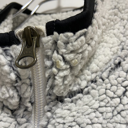 古着 used　Champion　チャンピオン　長袖カレッジフリースジャケット　ボアアウター　ハワイ大学　白　ホワイト　秋冬服