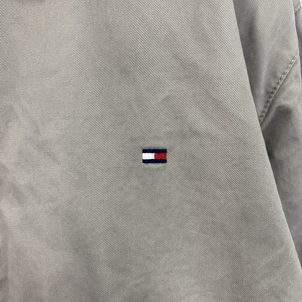 TOMMY HILFIGER　トミーヒルフィガー　フルジップブルゾン　紺　グレージュ　XLサイズ