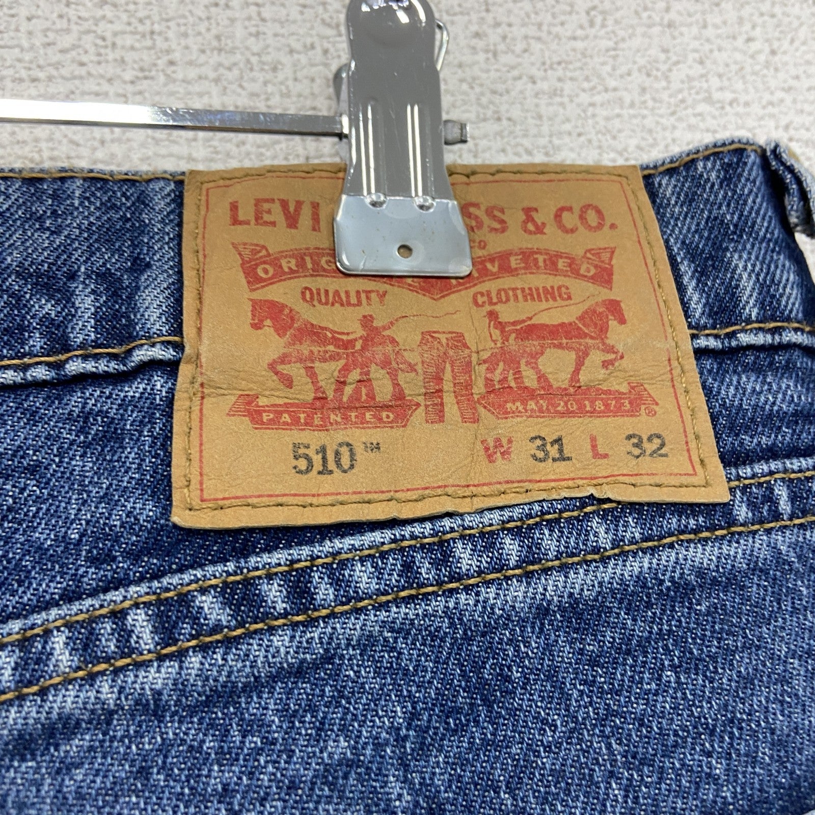 Levi's　リーバイス　510　デニムパンツジーンズ　ジップフライ　インディゴ　31サイズ