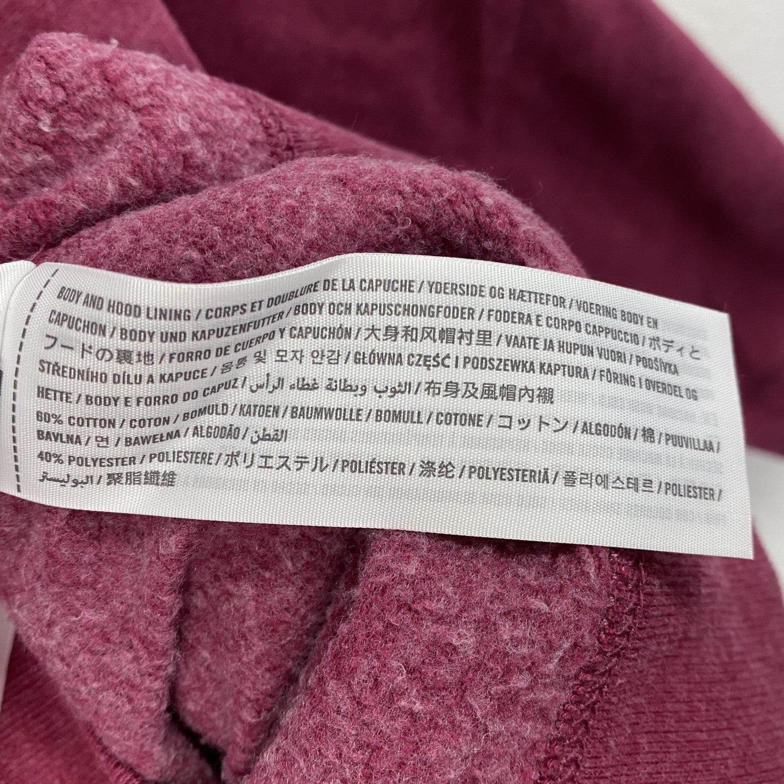 Abercrombie&Fitch　アバクロンビー&フィッチ　スウェットパーカー/フーディー　赤紫　ボルドー　Mサイズ