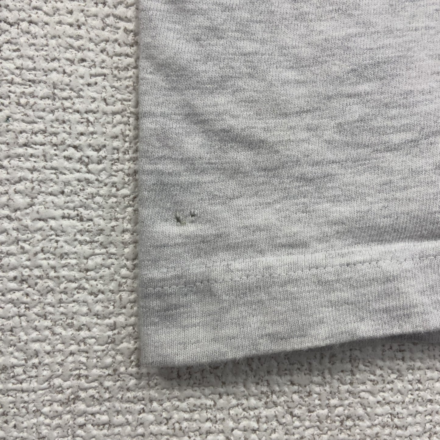 90s　Hanes　ヘインズ　半袖Tシャツ　アニマルT　テディベア　ヴィンテージ　　霜降りグレー　Lサイズ