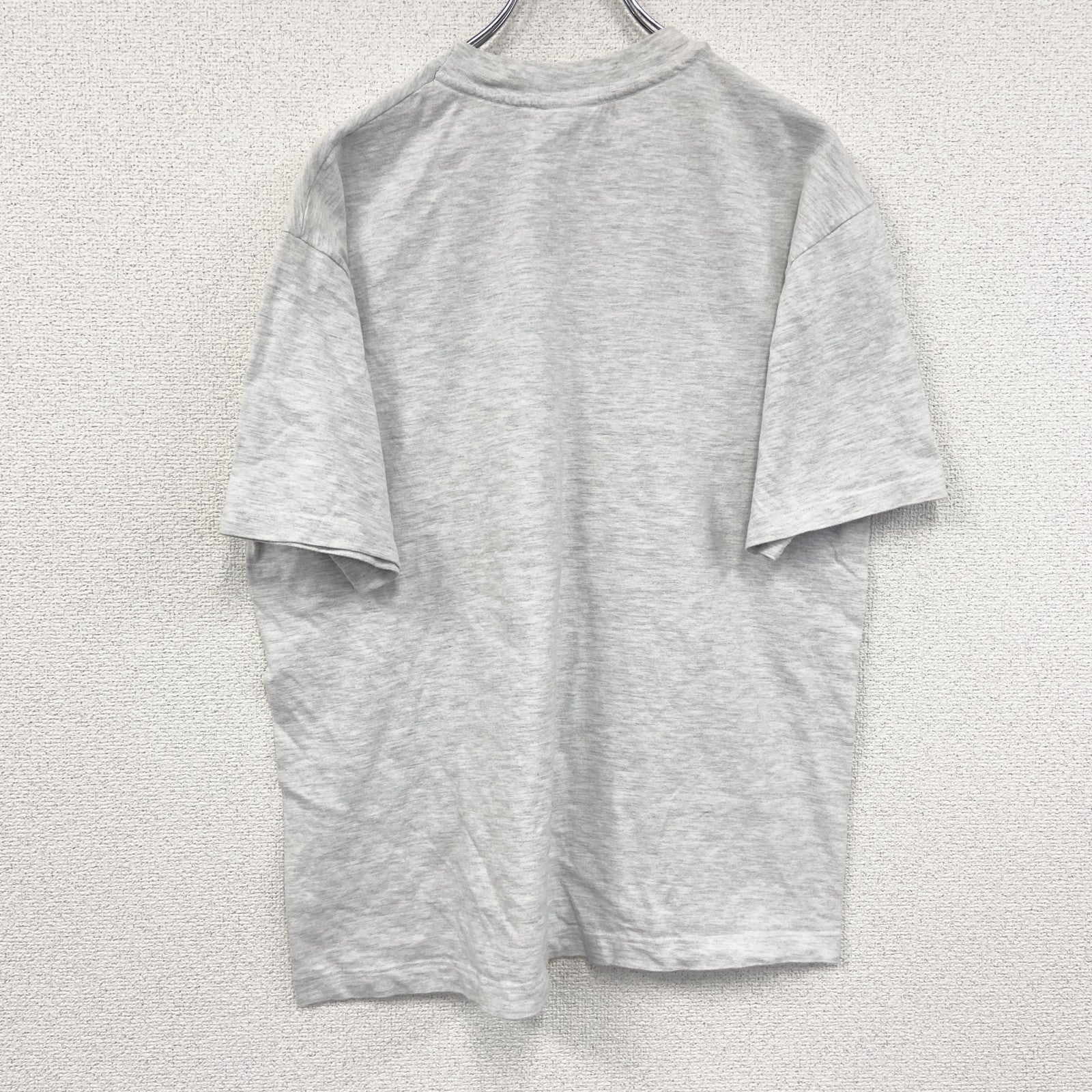 90s　Hanes　ヘインズ　半袖Tシャツ　アニマルT　テディベア　ヴィンテージ　　霜降りグレー　Lサイズ