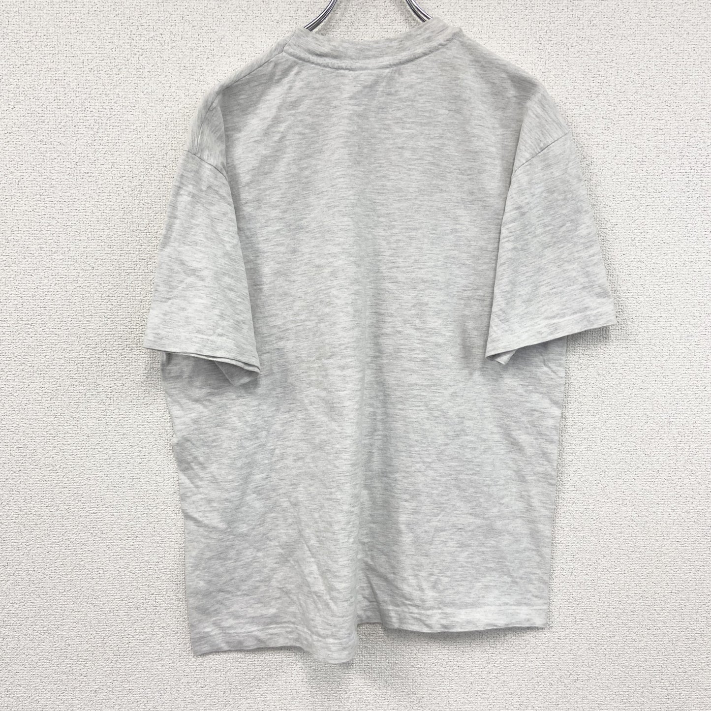 90s　Hanes　ヘインズ　半袖Tシャツ　アニマルT　テディベア　ヴィンテージ　　霜降りグレー　Lサイズ