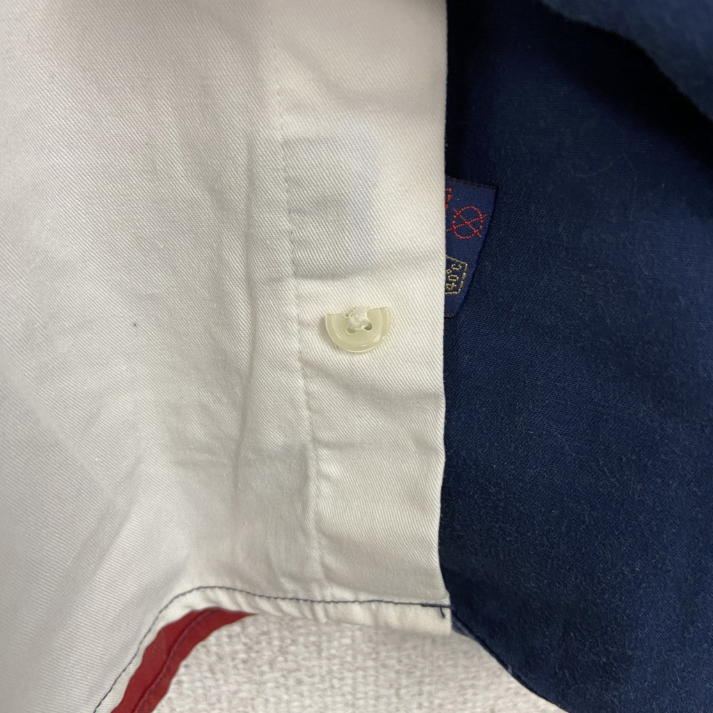 TOMMY HILFIGER　トミーヒルフィガー　半袖シャツ　ボーダー柄　マルチカラー　XLサイズ