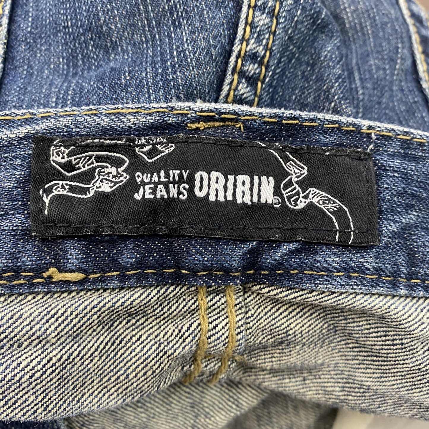 ORIRIN　オリリン　ハーフデニムパンツ/ショートパンツ　インディゴ