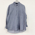 90s～　CHAPS RALPH LAUREN　チャップスラルフローレン　長袖ボタンダウンシャツ　青　ブルー