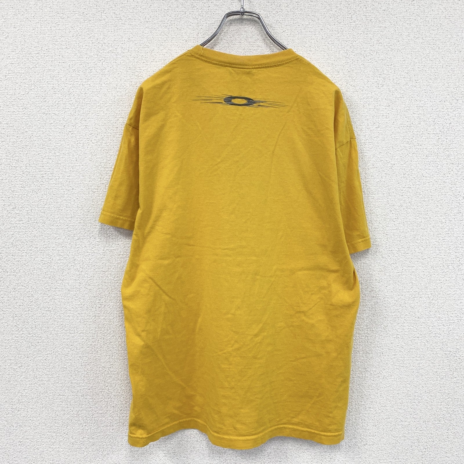 00s　OAKLEY　オークリー　半袖プリントTシャツ　ヴィンテージ　黄　イエロー　Lサイズ