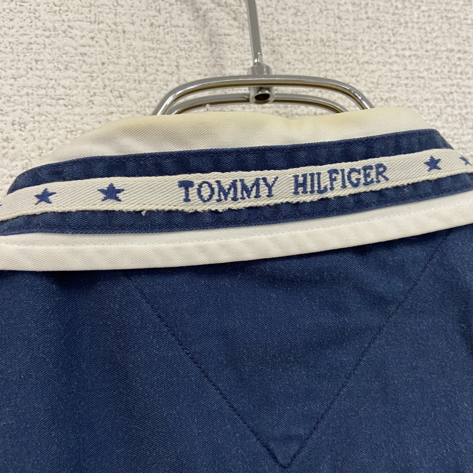 TOMMY HILFIGER　トミーヒルフィガー　半袖シャツ　ボーダー柄　マルチカラー　XLサイズ