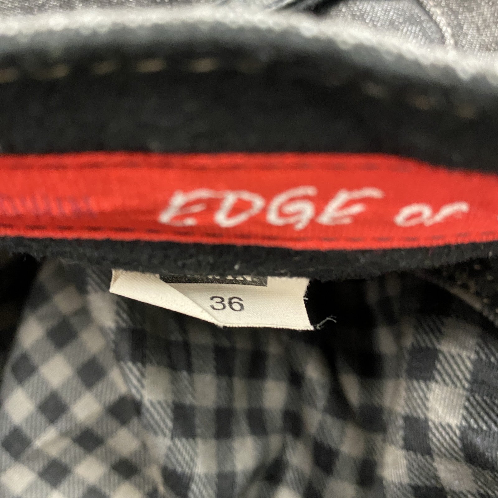 EDWIN　エドウィン　デニムパンツ/ジーンズ　ジップフライ　黒　ブラック　36サイズ