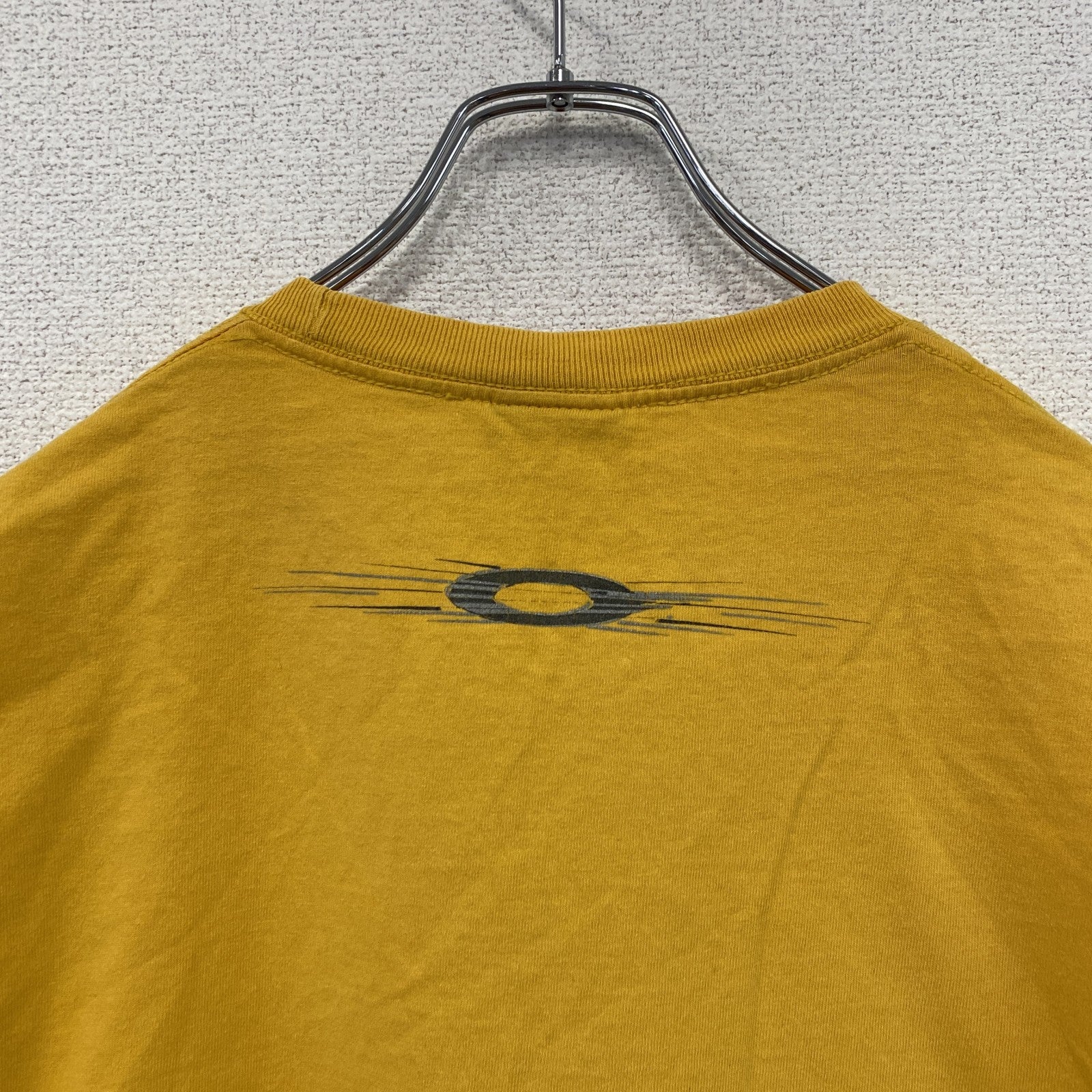 00s　OAKLEY　オークリー　半袖プリントTシャツ　ヴィンテージ　黄　イエロー　Lサイズ