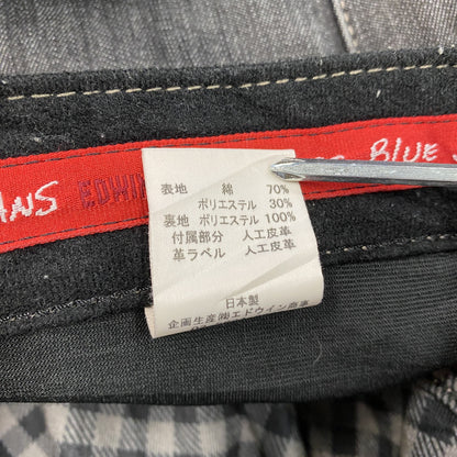 EDWIN　エドウィン　デニムパンツ/ジーンズ　ジップフライ　黒　ブラック　36サイズ
