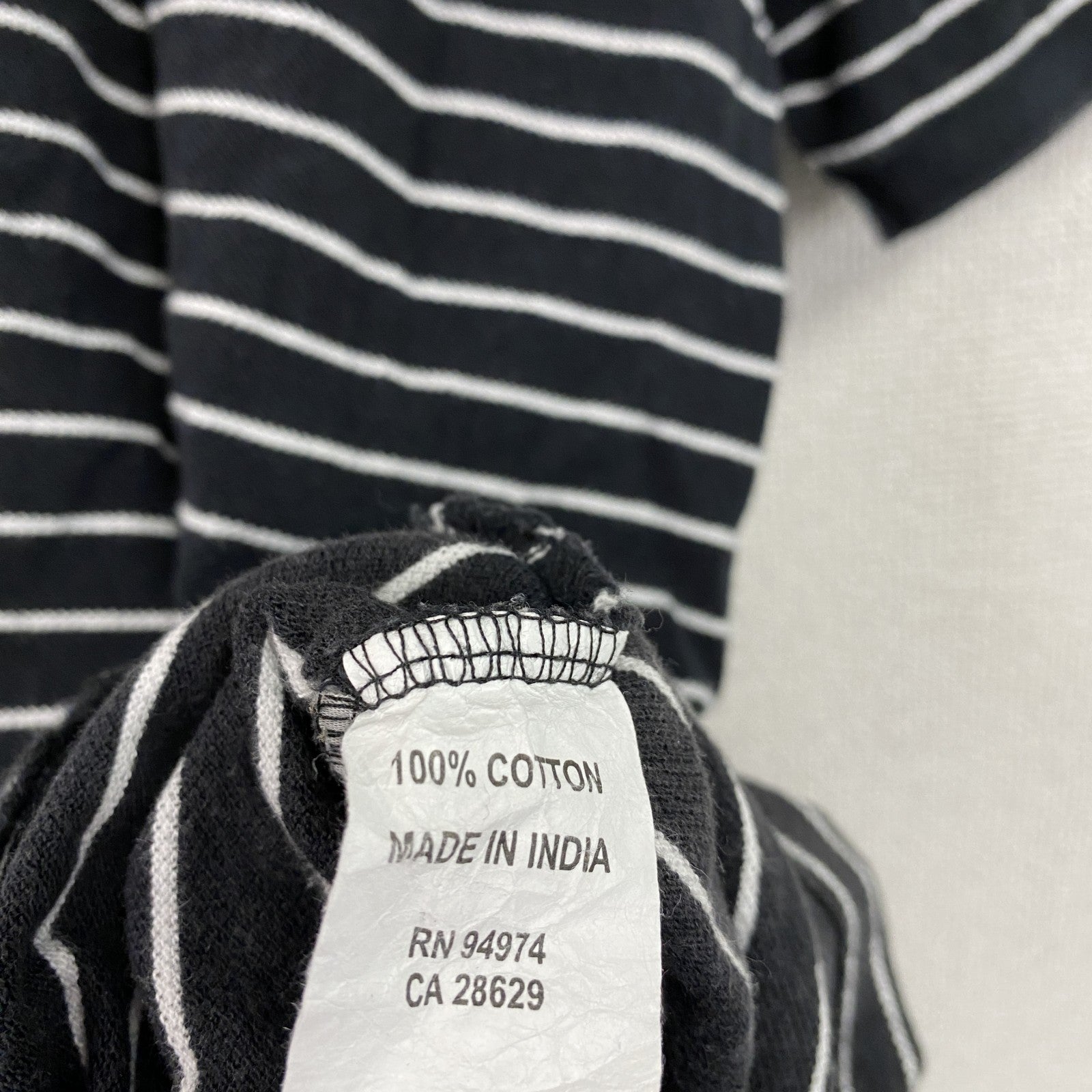 stussy　ステューシー　半袖ポロシャツ　刺繡ロゴ　ボーダー柄　黒　ブラック　Sサイズ