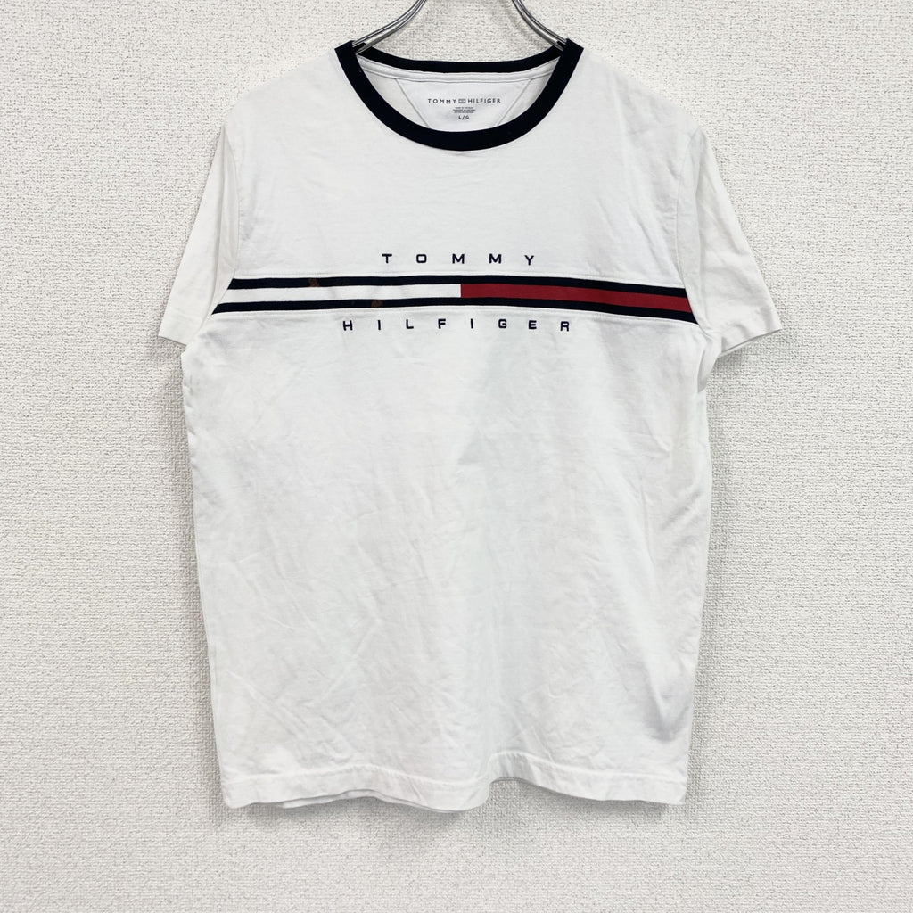TOMMY HILFIGER　トミーヒルフィガー　半袖Tシャツ　白　ホワイト　Lサイズ