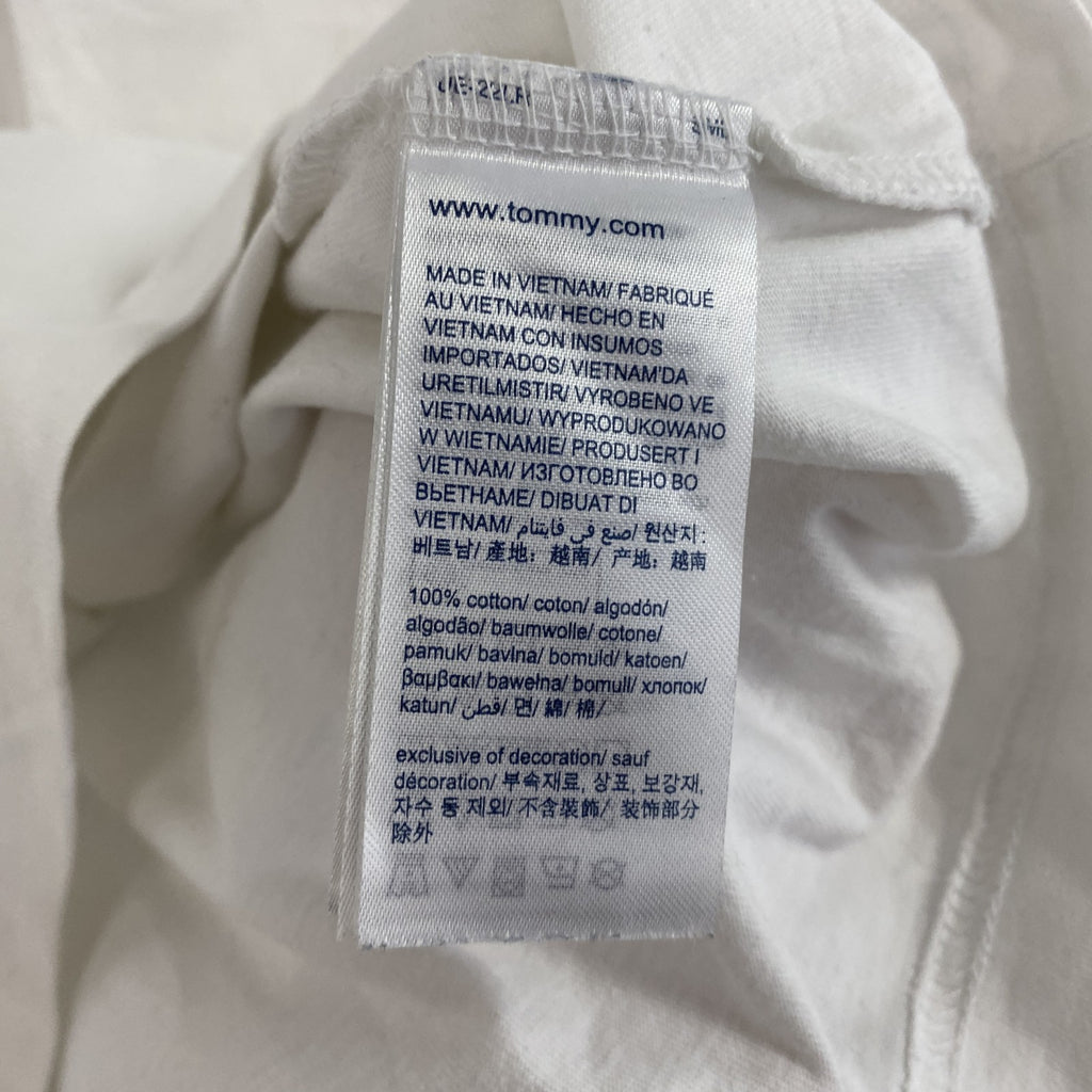 TOMMY HILFIGER　トミーヒルフィガー　半袖Tシャツ　白　ホワイト　Lサイズ