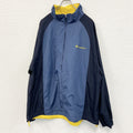 古着 used　Champion　チャンピオン　フルジップナイロンジャケット　紺　ネイビー　2XLサイズ