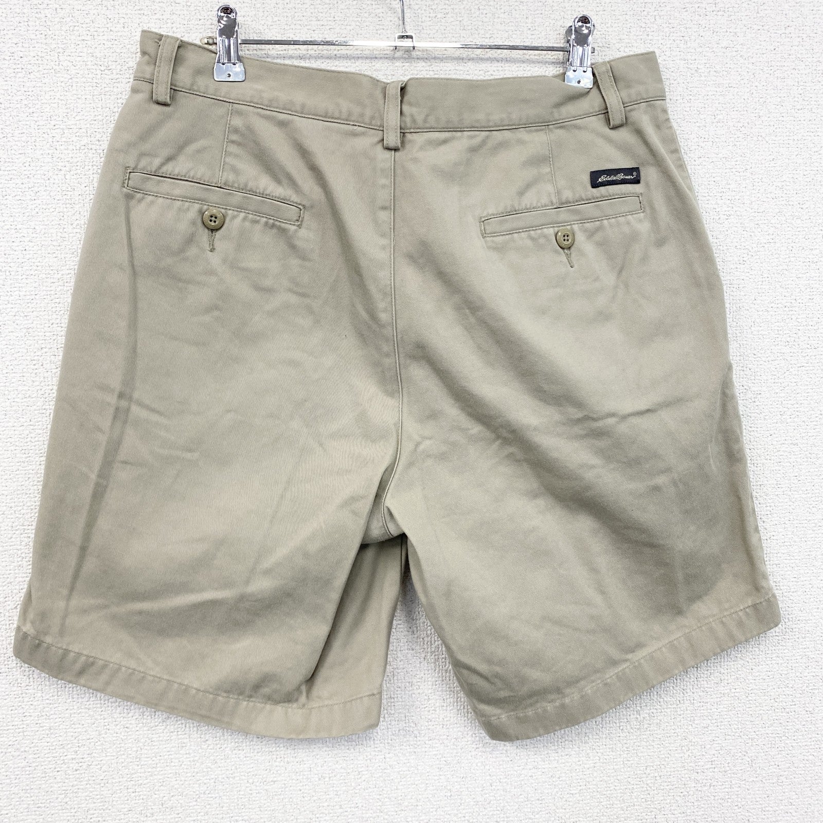 Eddie Bauer　エディーバウアー　ハーフパンツ/ショートパンツ　チノショーツ　アイボリー　W34サイズ